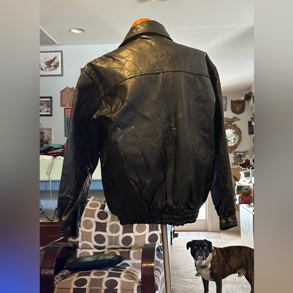 Large leather jacket by flightpath excellent condition - Picture 3 of 3